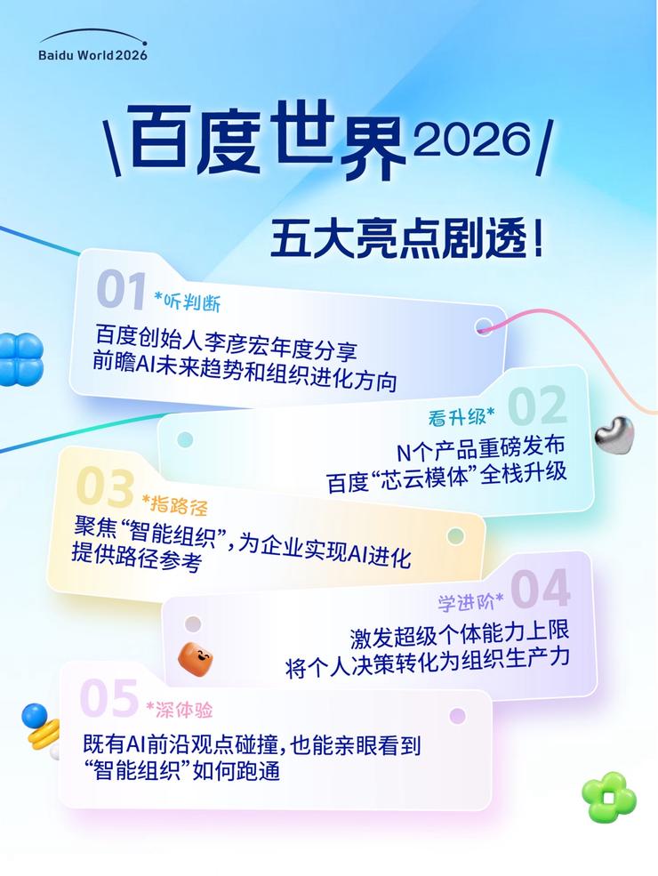 Bağlantılı Akıllı Gelecek: Baidu Dünya 2026'nın 5 Büyük Yeniliği haberi görseli